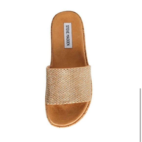 Steve Madden jasper rhinestone flatform sandals - Picture 2 of 7